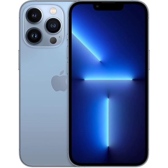 Pre-Owned Apple iPhone 13 Pro 128GB Fully Unlocked Sierra Blue (LCD DOT) (Good)