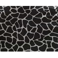 thumbnail image 4 of oneOone Georgette Viscose Black Fabric Giraffe Animal Skin Craft Projects Decor Fabric Printed By The Yard 42 Inch Wide, 4 of 4
