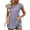 Purple, variant on Samickarr Summer Savings Clearance Plus Size Summer Tops For Women Tops Dressy Casual Tunic Tops To Wear With Leggings Womens Casual Solid Color Round Neck Short Sleeve Tops Blouses