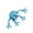 Blue, variant on Magnetic Frogs – 3D Printed Frog Fridge Magnet with Articulated Joints, Realistic Jumping Frog Toy, Glow Refrigerator Magnets for Home Office Kitchen Decor, 13.5cm,Yellow