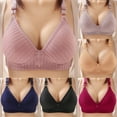 thumbnail image 4 of Utoimkio Wireless Bras for Women No Underwire Push Up Bras for Women Full Coverage Comfort Breathable Everyday Bras, 4 of 8