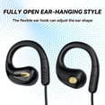 thumbnail image 3 of GJX Wired Headphones USB C,Open Ear Hook Design with Mic,Noise Cancelling USB C Earphones,Stereo Sound Type C Wired Earbuds,Black, 3 of 7