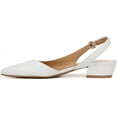 thumbnail image 3 of Naturalizer Women's Banks Slingback Pumps White Leather 11W, 3 of 5