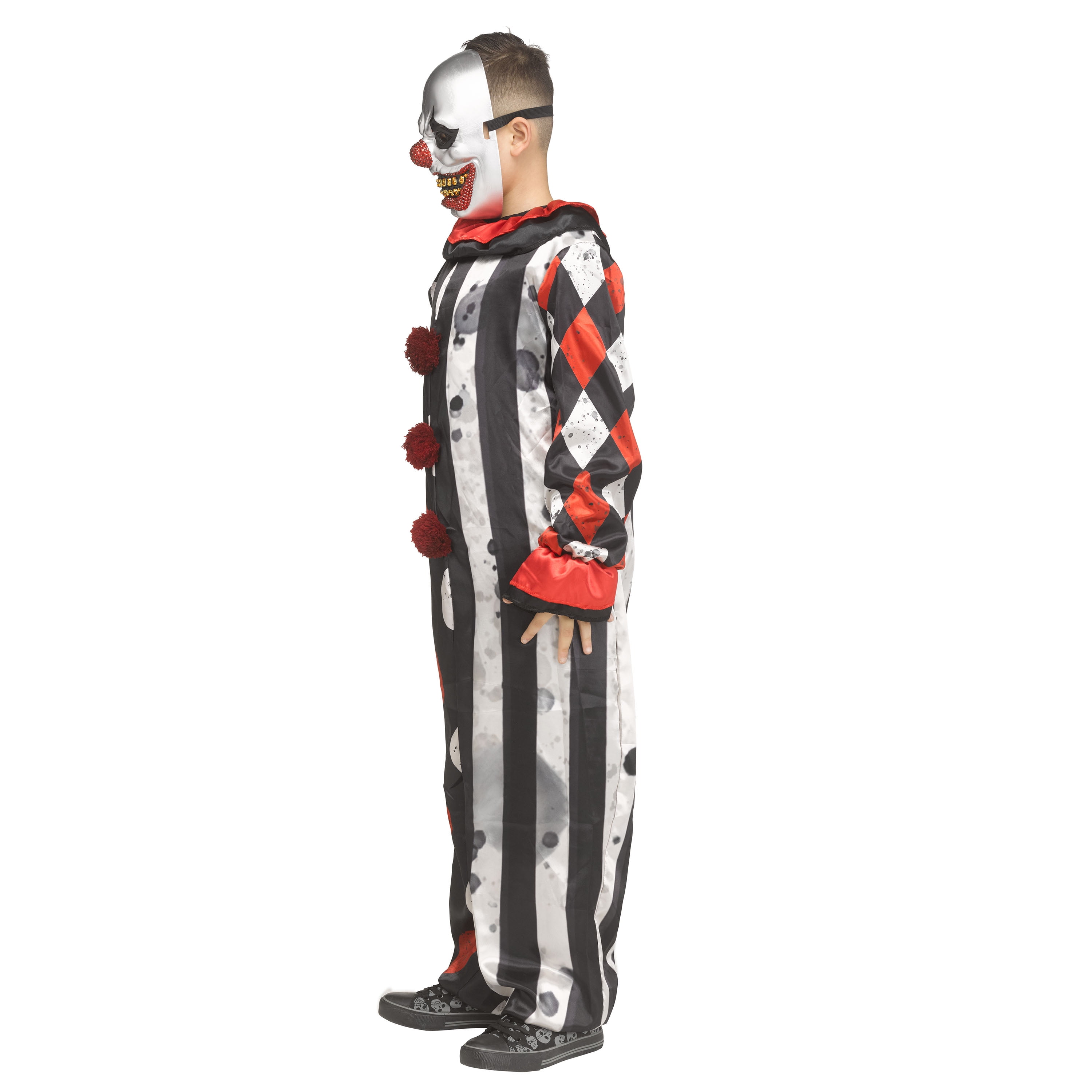 Big Top Bling Clown, Halloween Costume for Children, Boy's Size M (8), by Way to Celebrate