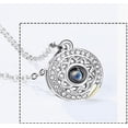 thumbnail image 5 of Couples Necklace Sun and Moon Projection Necklace I Love You Necklace, 5 of 5