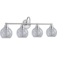 thumbnail image 4 of Aspen Creative 62316, Bathroom Vanity 4 Lights Fixture 32"W x 11"H x 7-5/8"E. Brush Nickel Finish, Bulb Not Included, 4 of 8