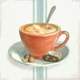 thumbnail image 3 of Nai, Danhui 15x15 Black Modern Framed Museum Art Print Titled - Wake Me Up Coffee III with Stripes, 3 of 5