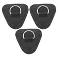 thumbnail image 1 of HONMEET 3Pcs Black Kayak Bungee Cord Kit with Metal Buckles for Secure Rope Anchoring and Replacement Parts, 1 of 8