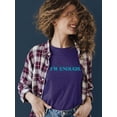 thumbnail image 2 of I Am Enough T-shirt Color Women's -SelectDesign Designs, 2 of 4
