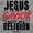 Sport Grey, variant on Jesus is my Savior Not Religion Crown Hoodie Sweatshirt Women Men Brisco Brands S
