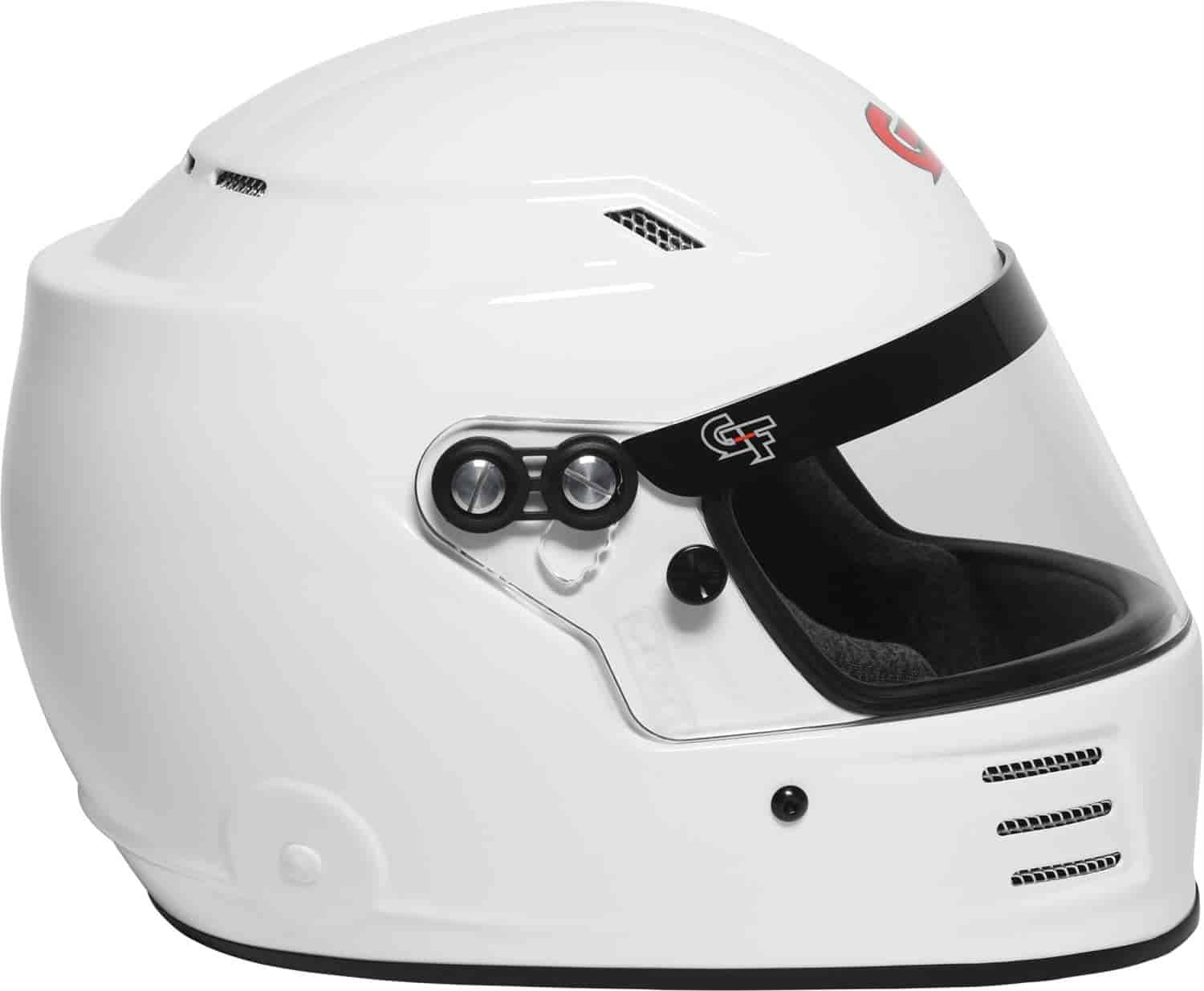 G-FORCE 3419WH RookieAuto Racing Helmet Full Face SFI 24.1 - One Size Fits All - White