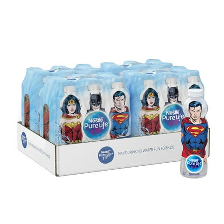 Nestle Pure Life Justice League Collection Purified Bottled Water, 11.15 fl oz. (Pack of