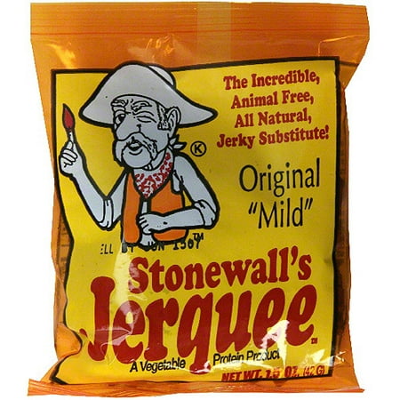Stonewalls Jerquee Original Mild Vegetable Jerky, 1.5 oz. (Pack of 16)