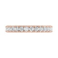 thumbnail image 3 of 1/2 Carat Round Diamond Wedding Band Ring in 14K Rose Gold (Ring Size 6.75) (I1-I2 Clarity), 3 of 4