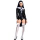 thumbnail image 3 of Disfraces de Halloween 2024 Uniforme de monja de cuero S-XL Disfraz de Halloween Disfraz de monja punk de cuero PU Disfraz de monja Ropa COS, 3 of 5