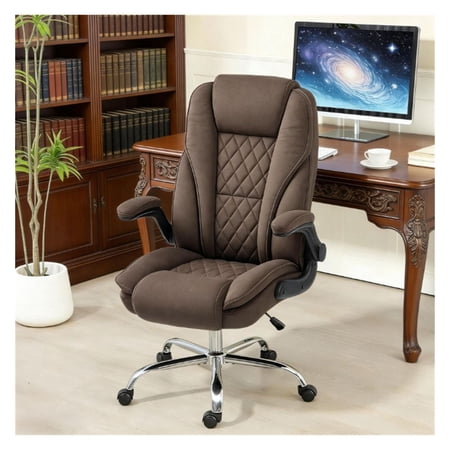 dark brown office chair - product