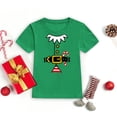 thumbnail image 3 of Camiseta con estampado de cinturón de Papá Noel para niños, ropa de fiesta navideña para niños, camiseta para niñas, camisa, ropa para niños pequeños, regalos para niños pequeños, camiseta, 3 of 5