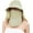 Khaki, variant on Women Sun Hats Detachable Wide Brim UV UPF 50+ Face Mask Visor with Neck Flap Hat for Summer Beach