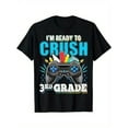 thumbnail image 1 of Boys' "I'm Ready to Crush 3rd Grade" Video Game Graphic T-Shirt - 100% Cotton Super Soft Breathable All-Season Casual Tee, Street Round Neck Top for Back to School & Casual Attire, 1 of 4