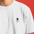 thumbnail image 5 of Dalix Astronaut Heavyweight Soft Tee Short Sleeve Cotton Shirt Mens in White 3XL XXX-Large, 5 of 5