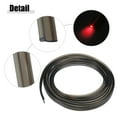 thumbnail image 3 of Unique Bargains 3mm 0.12" 2m 6.56ft Universal Skirt Side Glow Optic Fiber Cable LED Car Light Decoration Black, 3 of 6
