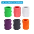 thumbnail image 3 of Uxcell Sports Wristbands, Athletic Cotton Terry Cloth Absorbent Wrist Sweatband for Sport Tennis, Multicolor 48 Pack, 3 of 7