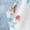 Red, variant on Girls 2pcs Long Sleeve Denim Button Coat & Straps Floral Print Flare Dress Trendy Casual Kids Outdoor Clothes For Spring And Autumn