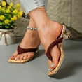 thumbnail image 2 of Womens Dress Flip Flops for Ladies Trendy Square Toe Clear Chunky Mid Heel Slides Sandals 2025 Summer, 2 of 8