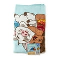 thumbnail image 5 of Moana Land and Sea 27" x 54" Kids Bath Towel, Cotton, Blue, Disney, 5 of 8