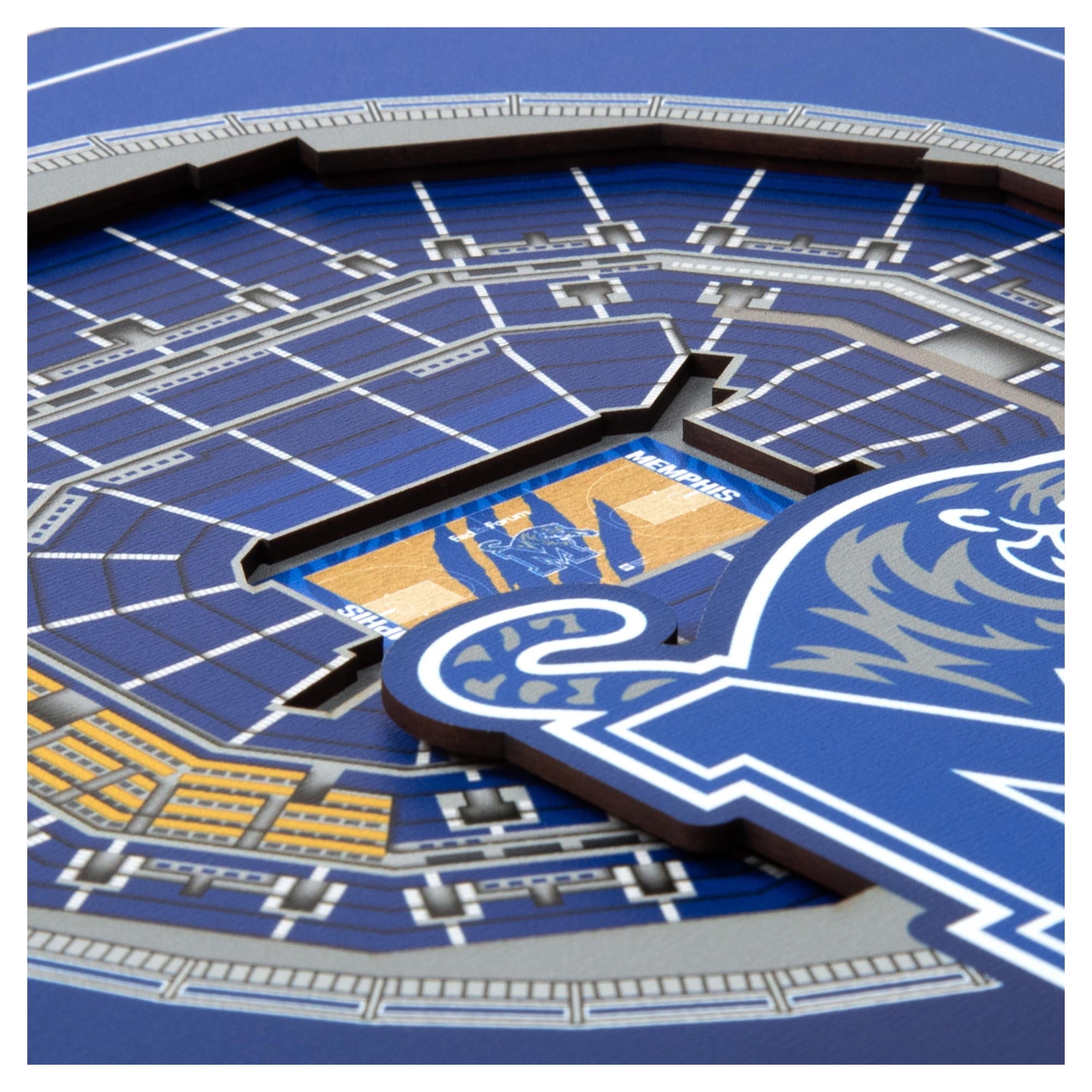 YouTheFan NCAA Memphis Tigers Stadium Series 3D Wall Art