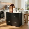 thumbnail image 5 of Demi Bonn 2-Drawer File Cabinet with Lock Hinging Bar Letter and Legal Size, Black, 5 of 8