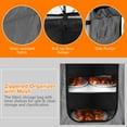 thumbnail image 6 of Topbuy Camping Folding Table Portable Outdoor BBQ Grill Stand w/Windscreen Bag, 6 of 10