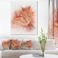 thumbnail image 1 of Brown Cat Face Sketch on White - Large Animal Canvas Artwork, 1 of 4