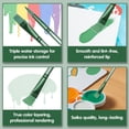 thumbnail image 4 of Acrylic Paint Brush Set, 6 PCS Watercolor Brushes, Painting Brush Nylon Hair Brushes for All Purpose Oil Watercolor Painting Beginner Kits, Gift for Painting Lovers (Green), 4 of 7
