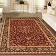 thumbnail image 2 of Radici 1318-1531-BURGUNDY Noble Rectangular Burgundy Traditional Italy Area Rug- 5 ft. 5 in. W x 8 ft. 3 in. H, 2 of 3
