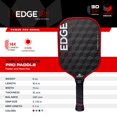 thumbnail image 5 of Diadem Edge Palette de Pickleball Thermoformée 18K Power Pro Approuvée par l'USAPA / Face en Fibre de Carbone 18K pour Rotation et Contrôle / Palette de Contrôle 16 mm, 5 of 5