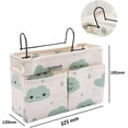 thumbnail image 2 of piece bed organizer, bed bags loft bed hanging bag, loft bed nightstand hanging storage bag, nightstand pocket for book, magazine, cell phone, headpho, 2 of 5