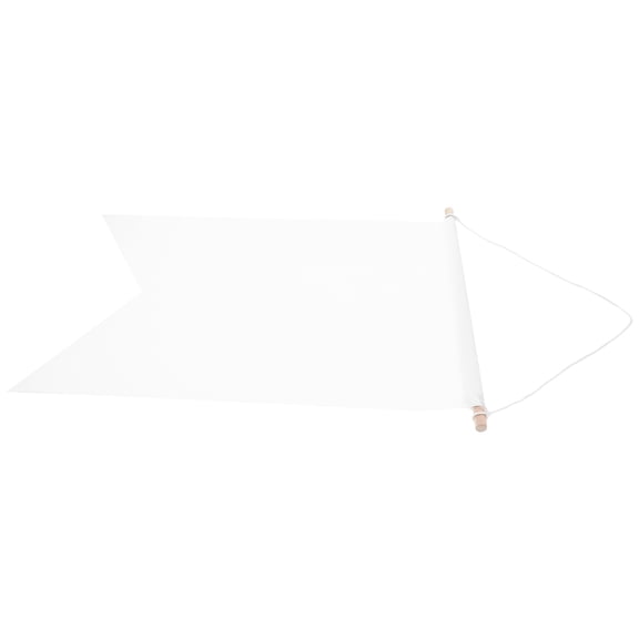 HONMEET White Blank Garden Flag Fabric Banners for Outdoor Yard, Patio, Festival and Holiday Decorations