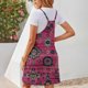 thumbnail image 3 of WILLBEST Vestidos De Mujer Falda De Tirantes Estilo Vacaciones Con Estampado De Playa De Verano Para Mujer, 3 of 3