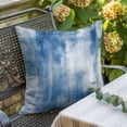 thumbnail image 3 of Throw Pillow Covers, Abstract Blue 26x26 Pillow Covers for Couch/Sofa/Bed, Modern Simple Painting Art Decorative Square Linen Cushion Pillowcase for Home Decor, 3 of 9