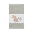 thumbnail image 4 of Authentic Hotel and Spa  Turkish Cotton Floral Vine Embroidered Light Grey 3-piece Towel Set, 4 of 4