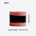 thumbnail image 3 of Racket Grip Tape 5 Rolls Polyurethane Anti Slip Sweat Absorbing 110cm Multi Color for Fishing Rod Handle, 3 of 6