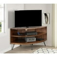 thumbnail image 2 of Belmont Home Declan Acacia Wood Corner Media Stand for TVs up to 41" in Brown, 2 of 12