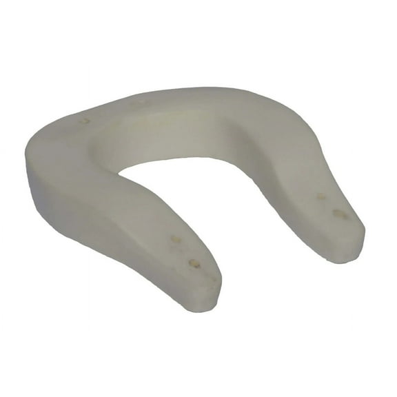 1.5 Inch Neck Collar White Neck Roll with Tie Down Option by Model Mugging