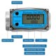 thumbnail image 4 of Medidor de Flujo de Turbina Digital de 2 Piezas Medidor de Flujo de Combustible de 1 Pulgada Medidor de Flujo de Combustible de GasóLeo Medidor de Flujo de Agua para Medir Gasolina, 4 of 8