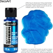 DecoArt Extreme Sheen Color Trends Metallic Acrylic Paint 4-Pack, The Crown Jewels