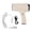 White, variant on Riousery Negative Ionic Hair Dryer, Portable Hot/Cold Wind 1200mAh Quiet Blow Dryer for Home Travel Dorm, White