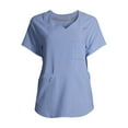thumbnail image 5 of ClimateRight by Cuddl Duds Short Sleeve V-Neck Scrub Top (Women's ), 5 of 7