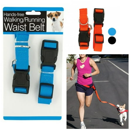 Adjustable Waist Belt Dog Leash Hands Free Pet Lead For Jogging Walking