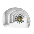 thumbnail image 3 of Extraíble Silencioso Interior 3D Reloj de Pared Pegatinas de Pared Calcomanías para La Decoración de La Tienda de La Oficina en Casa segundo Sunnimix Etiqueta engomada del reloj de pared 3D, 3 of 7
